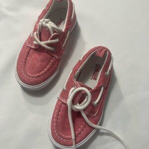 Gymboree Red and White Sneakers with Comfort and Style